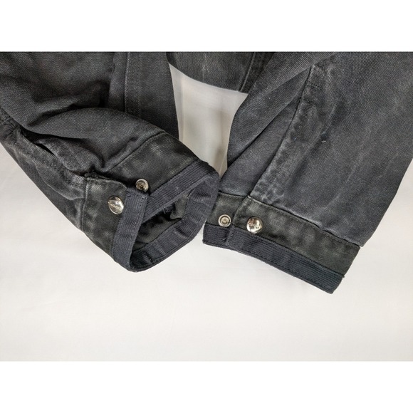 VTG CARHARTT Duck Chore Coat Jacket Workwear Quilted Distressed J285 2XL A056 - Picture 4 of 9